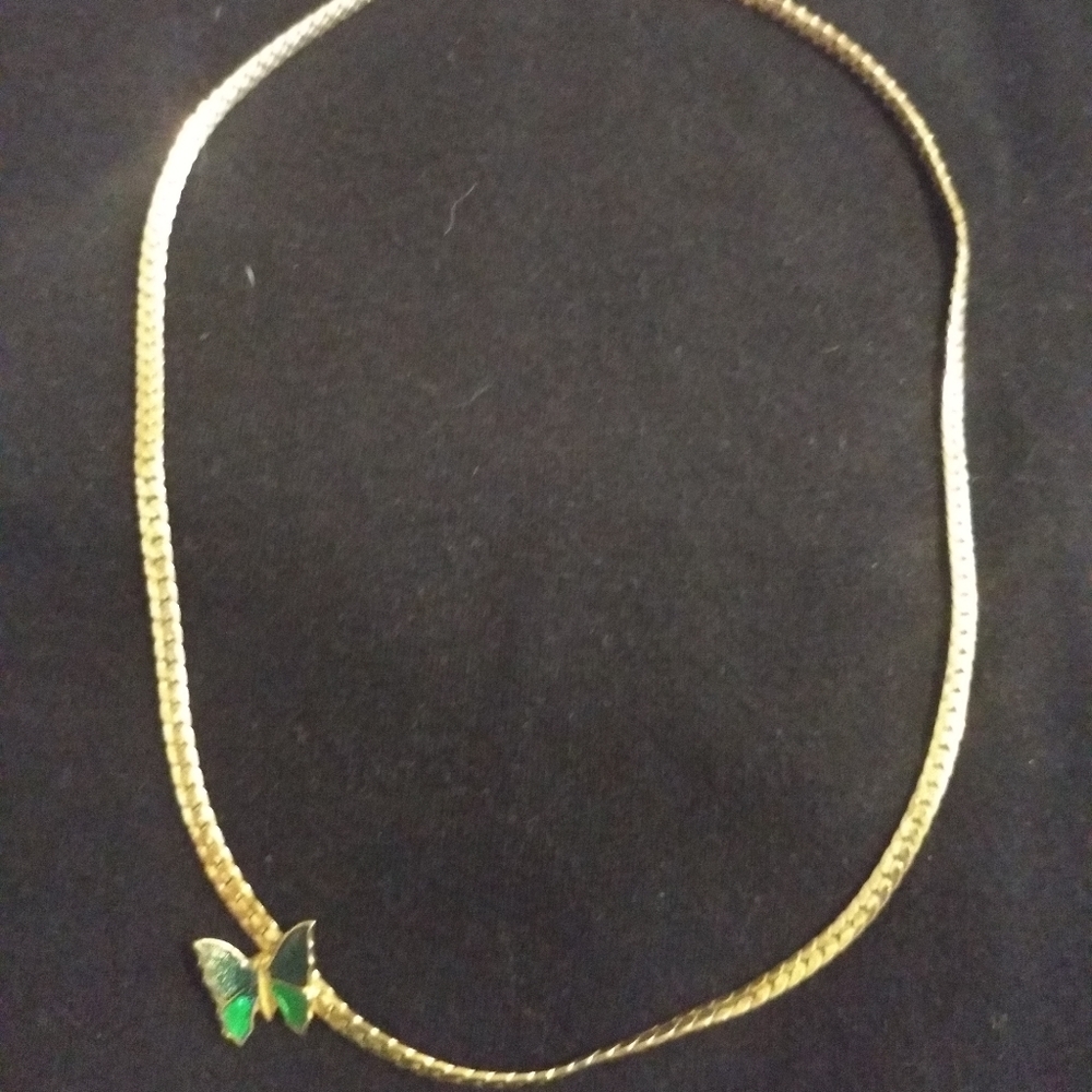 Vintage Avon Butterfly Necklace